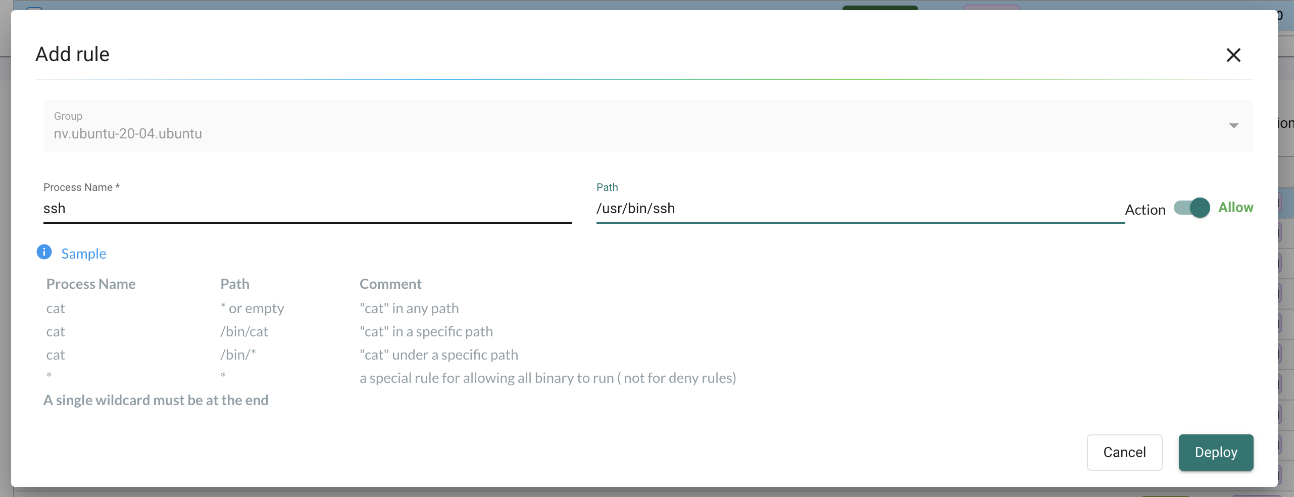 ssh-rule