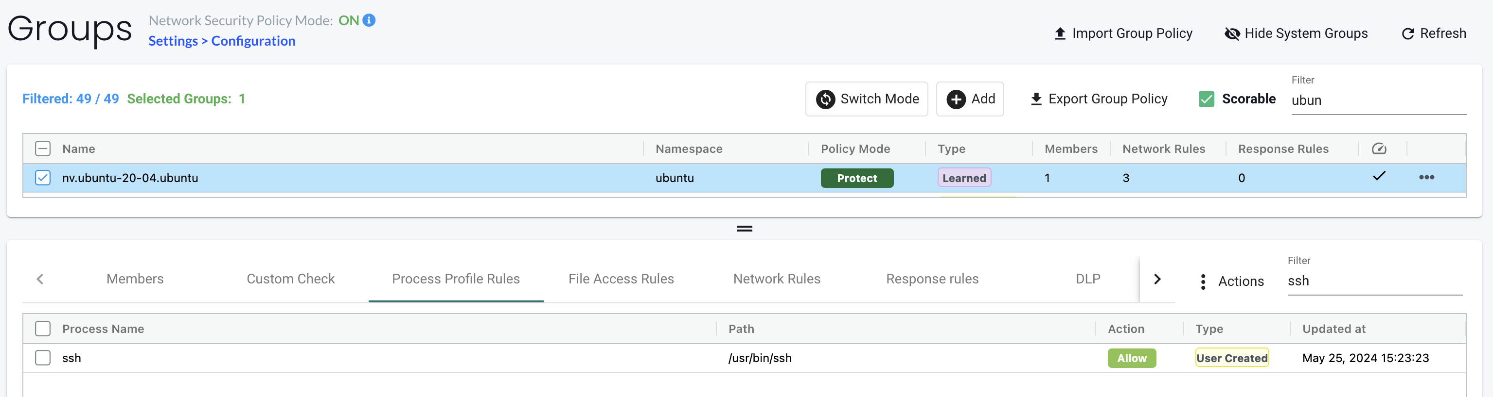 ssh-rule-applied