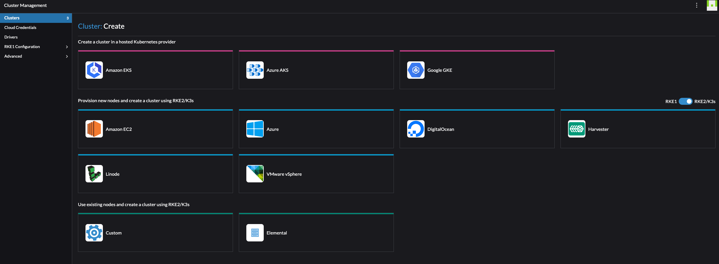 create-clusters