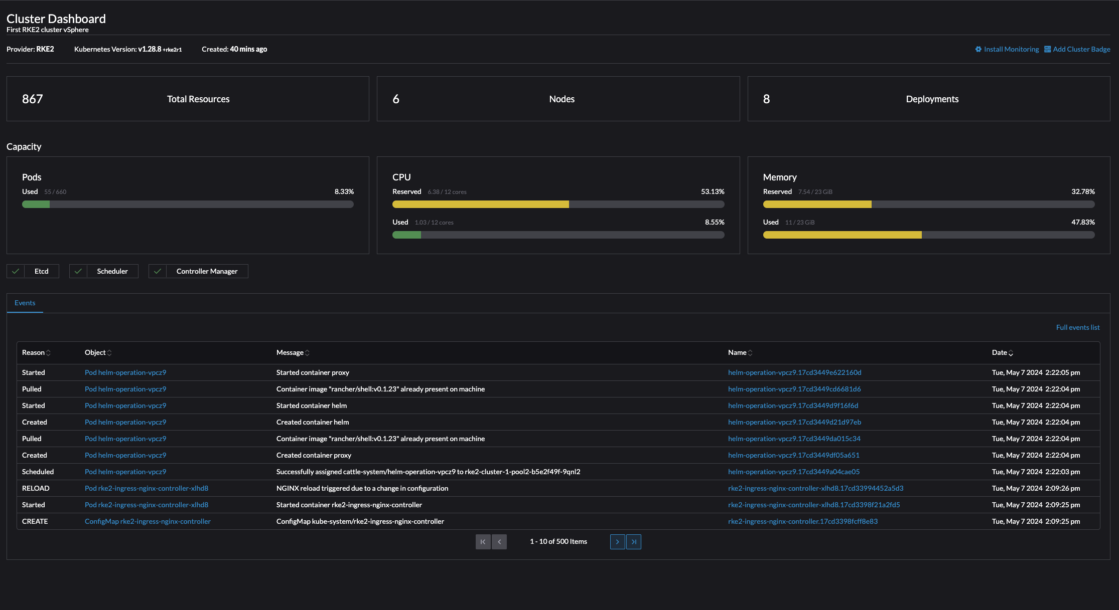 cluster-dashboard